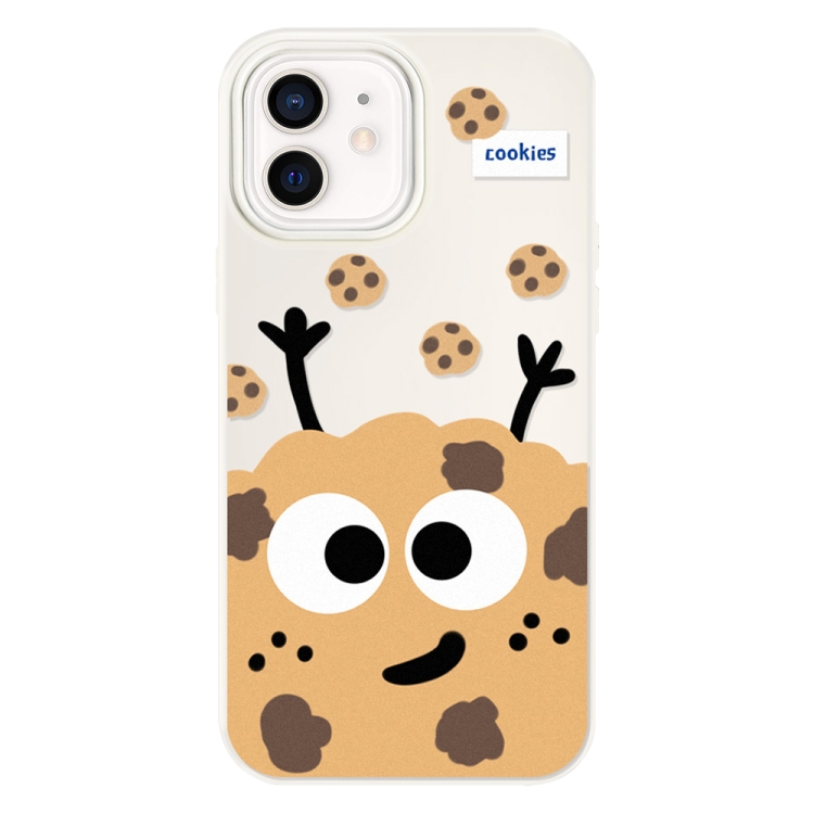 

For iPhone 11 Skin Feeling Jelly TPU Hybrid PC Phone Case(Cookie White)