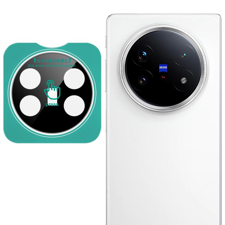 

For vivo X Fold5 imak Black Version HD Glass Rear Camera Lens Film, Self-positioning Version