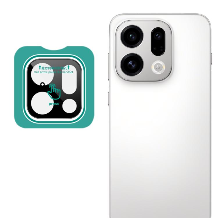 

For OPPO Find X9 imak Black Version HD Glass Rear Camera Lens Film, Self-positioning Version