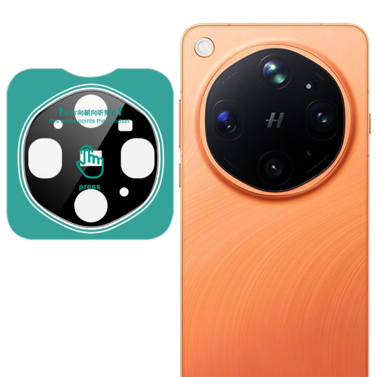 

For OPPO Find X9 Ultra 5G imak Black Version HD Glass Rear Camera Lens Film, Self-positioning Version