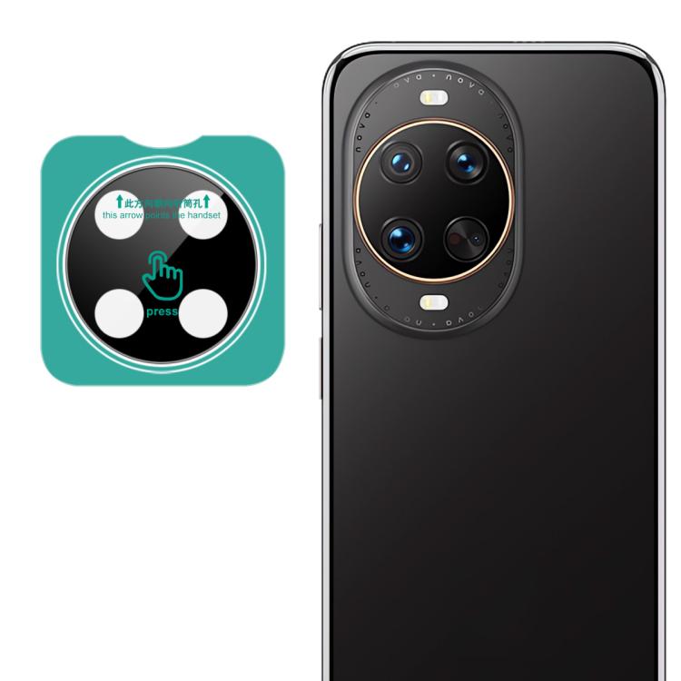 

For Huawei nova 14 Ultra imak Black Version HD Glass Rear Camera Lens Film, Self-positioning Version