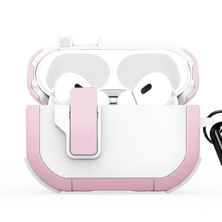

For AirPods Pro 2 DUX DUCIS PECP Series Split Earphone Case with Hook(Pink White)