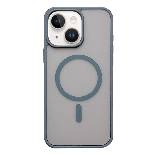 

For iPhone 14 Frosted Skin Feel MagSafe Phone Case(Titanium Gray)