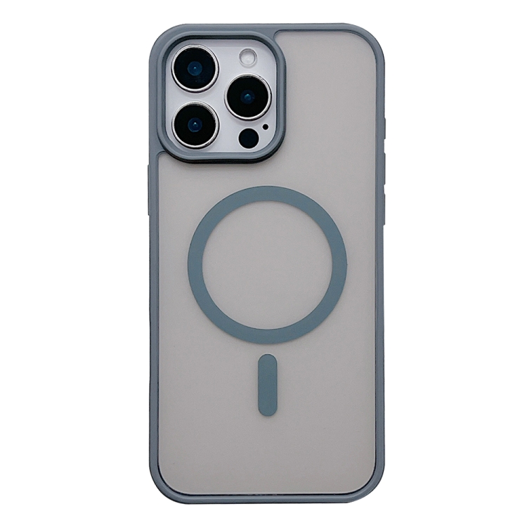 

For iPhone 13 Pro Frosted Skin Feel MagSafe Phone Case(Titanium Gray)