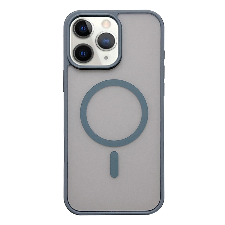 

For iPhone 11 Pro Frosted Skin Feel MagSafe Phone Case(Titanium Gray)