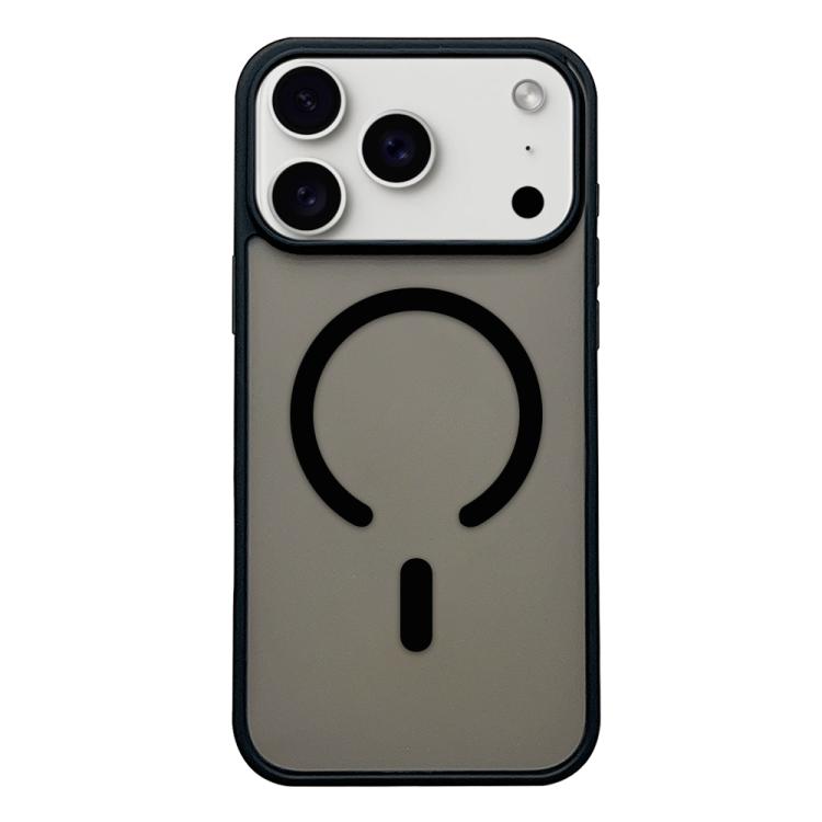 

For iPhone 17 Pro Frosted Skin Feel MagSafe Phone Case(Black)