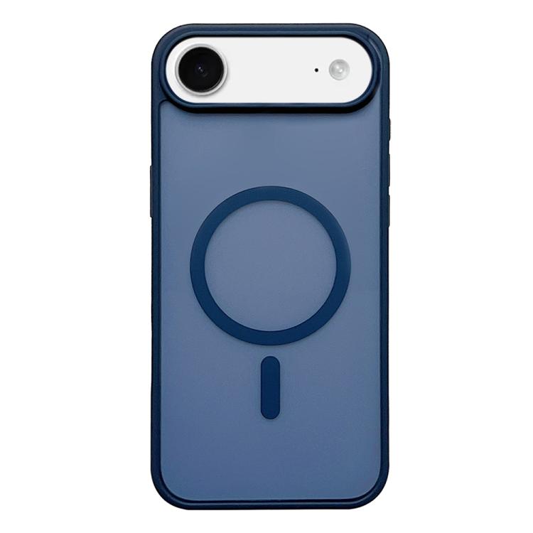 

For iPhone Air Frosted Skin Feel MagSafe Phone Case(Dark Blue)