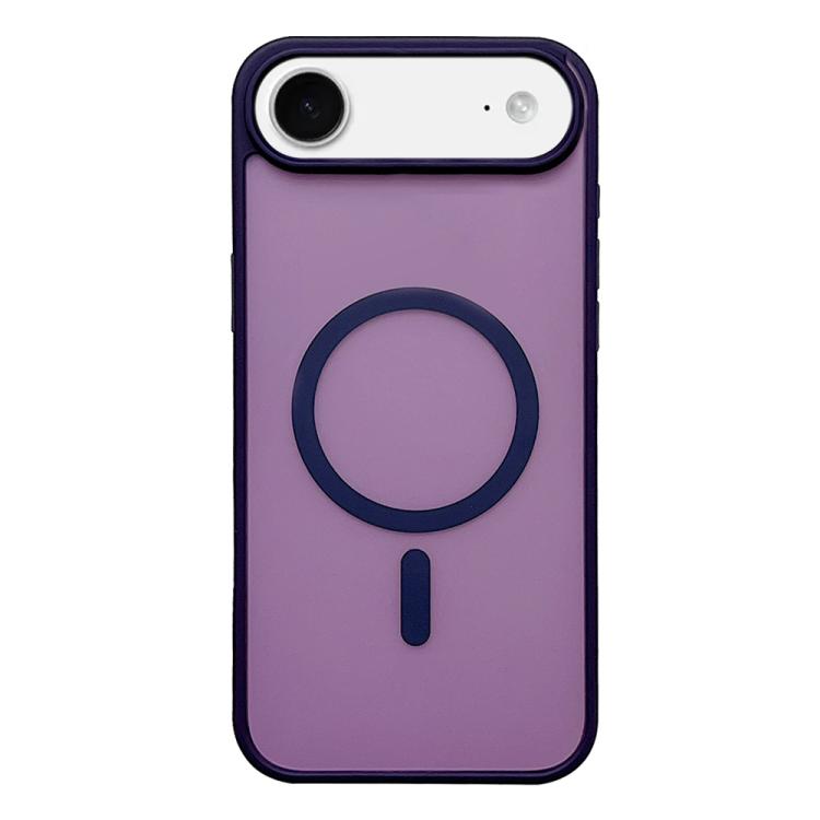 

For iPhone Air Frosted Skin Feel MagSafe Phone Case(Dark Purple)