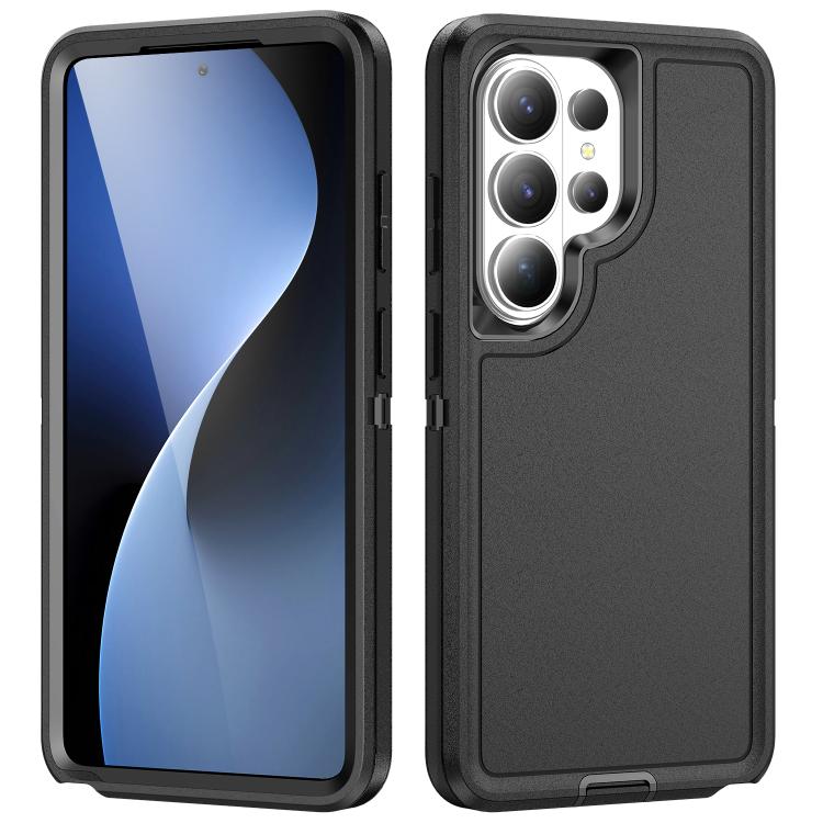 

For Samsung Galaxy S26 Ultra 5G Life Waterproof Rugged Phone Case(Black)