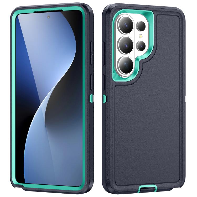 For Samsung Galaxy S26 Ultra 5G Life Waterproof Rugged Phone Case(Dark Blue + Light Blue)