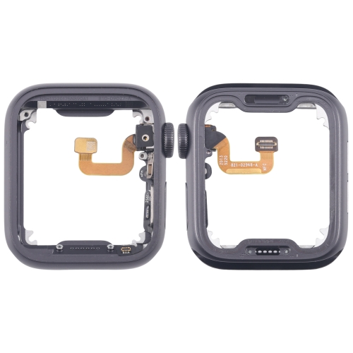 

For Apple Watch Series 6 40MM LTE Aluminium Alloy Middle Frame Bezel Plate with Crown Spin Axis Flex Cable(Grey)