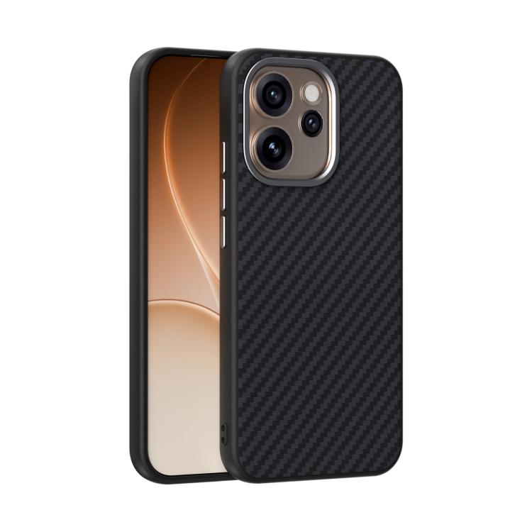 

For OPPO Reno15 Pro 5G Global ABEEL C Carbon Fiber Series 6D Micro Relief MagSafe Phone Case(Black)