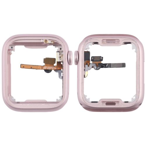 

For Apple Watch Series 9 45MM LTE Aluminium Alloy Middle Frame Bezel Plate with Crown Spin Axis Flex Cable(Pink)