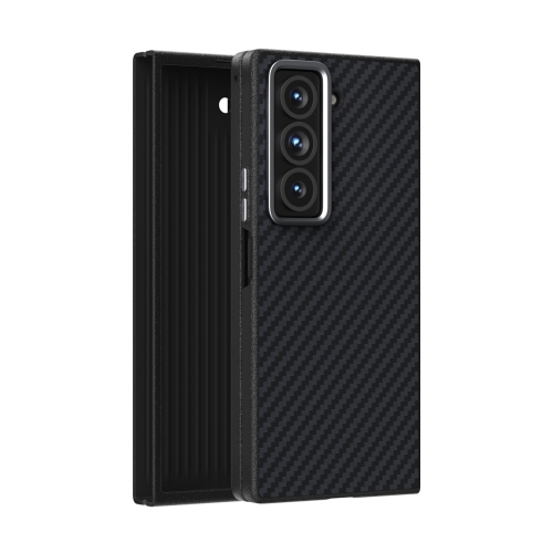 

For Samsung Galaxy Z Fold Special ABEEL C Carbon Fiber Series 6D Micro Relief MagSafe Phone Case(Black)