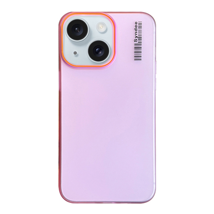 

For iPhone 15 Plus Soft Sandy Skin Feel Translucent PC Phone Case(Rose Pink)