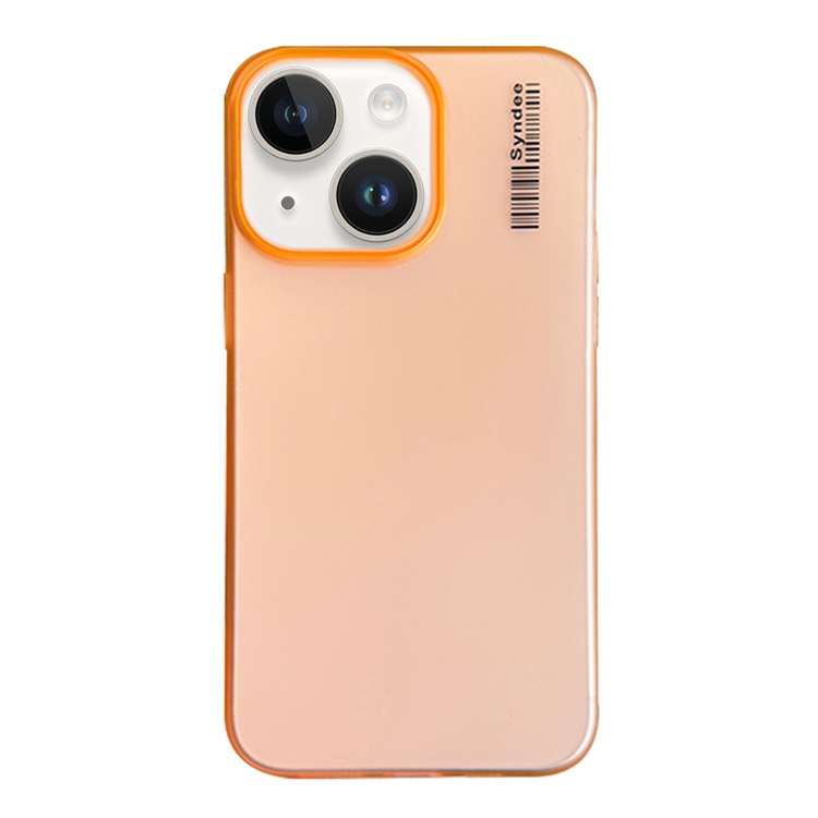 

For iPhone 13 mini Soft Sandy Skin Feel Translucent PC Phone Case(Orange)
