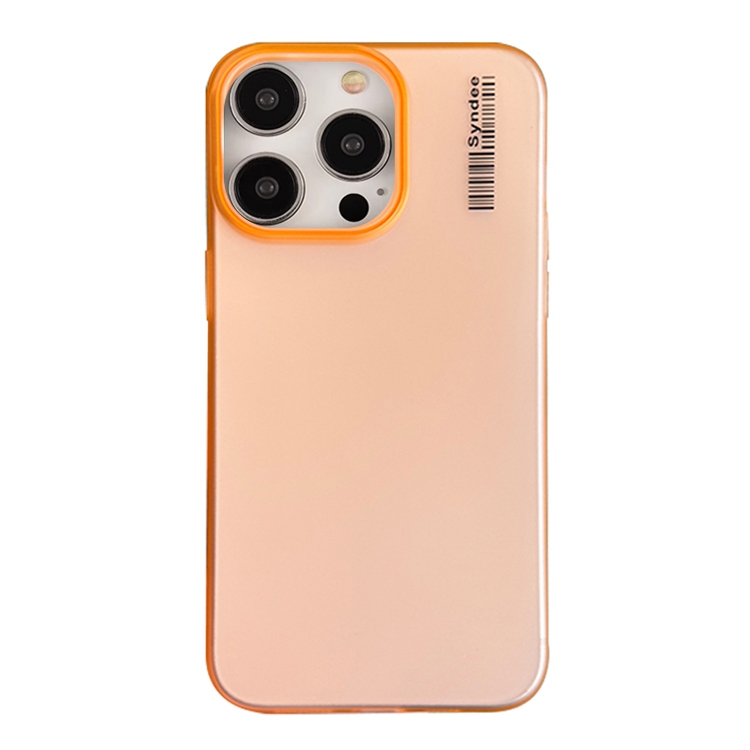 

For iPhone 12 Pro Max Soft Sandy Skin Feel Translucent PC Phone Case(Orange)