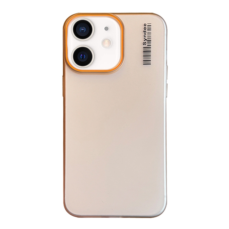 

For iPhone 12 mini Soft Sandy Skin Feel Translucent PC Phone Case(Desert Gold)