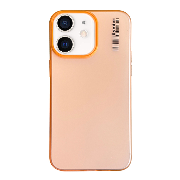 

For iPhone 12 mini Soft Sandy Skin Feel Translucent PC Phone Case(Orange)