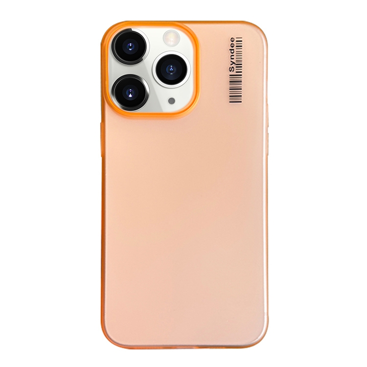 

For iPhone 11 Pro Max Soft Sandy Skin Feel Translucent PC Phone Case(Orange)