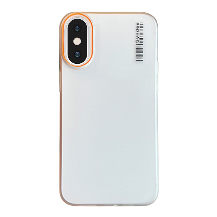 

For iPhone XS Max Soft Sandy Skin Feel Translucent PC Phone Case(Transparent White)