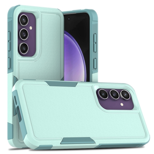 

For Samsung Galaxy S24 FE 5G 2 in 1 PC + TPU Phone Case(Light Green)