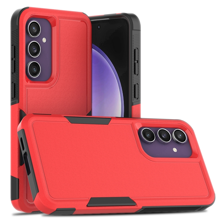 

For Samsung Galaxy S24 FE 5G 2 in 1 PC + TPU Phone Case(Red)