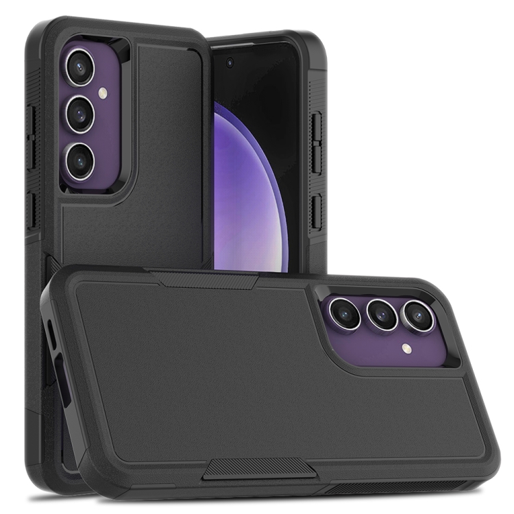 

For Samsung Galaxy S24 FE 5G 2 in 1 PC + TPU Phone Case(Black)