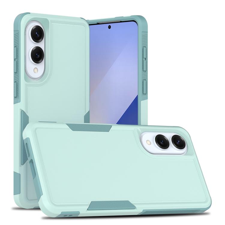 

For Samsung Galaxy S25 Edge 5G 2 in 1 PC + TPU Phone Case(Light Green)