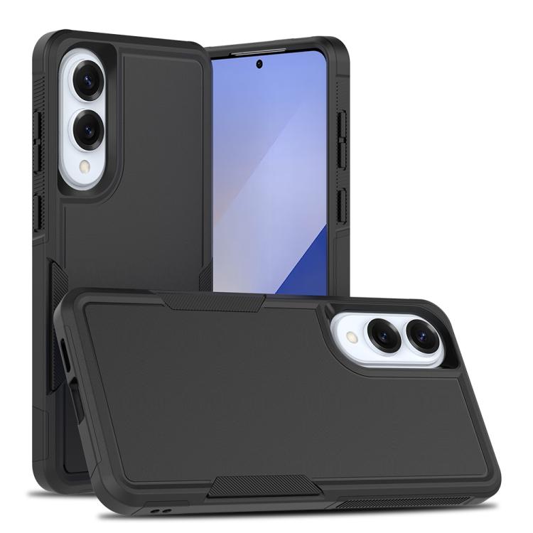 For Samsung Galaxy S25 Edge 5G 2 in 1 PC + TPU Phone Case(Black)