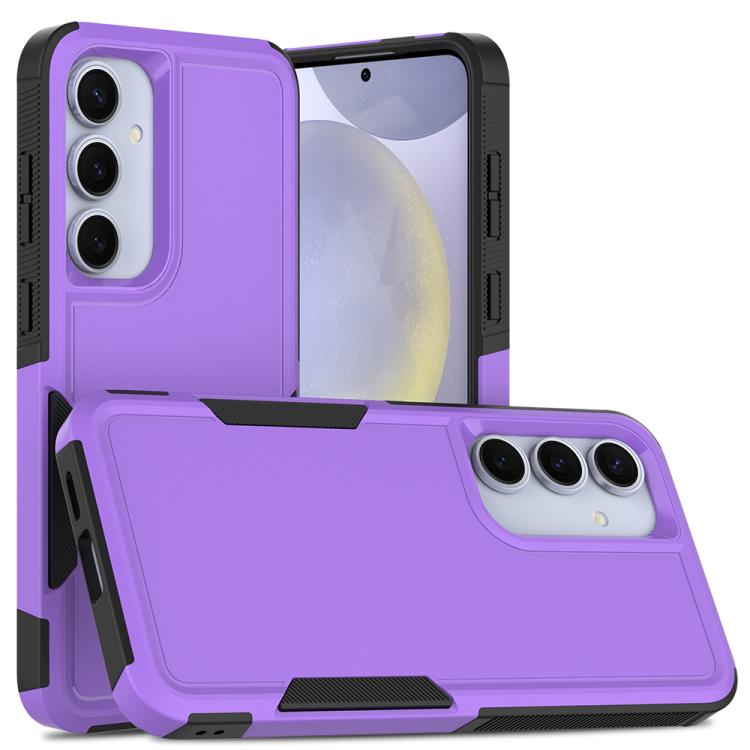 

For Samsung Galaxy S25+ 5G 2 in 1 PC + TPU Phone Case(Purple)