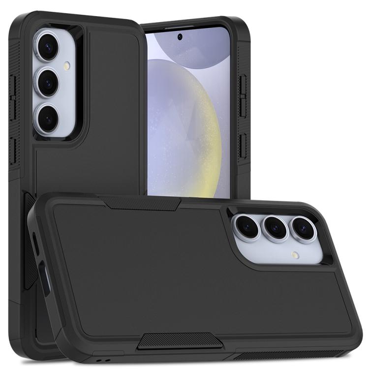 

For Samsung Galaxy S25+ 5G 2 in 1 PC + TPU Phone Case(Black)