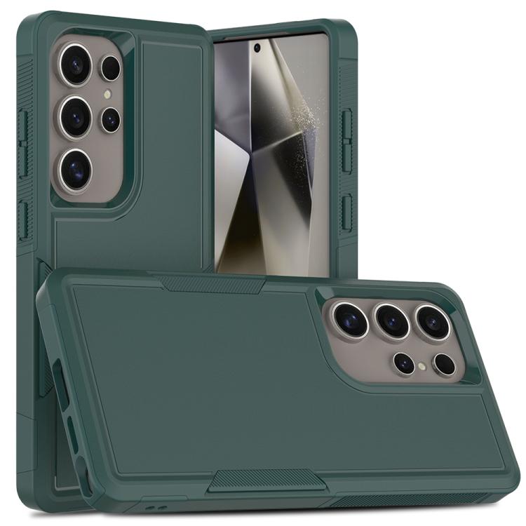 

For Samsung Galaxy S25 Ultra 5G 2 in 1 PC + TPU Phone Case(Dark Green)