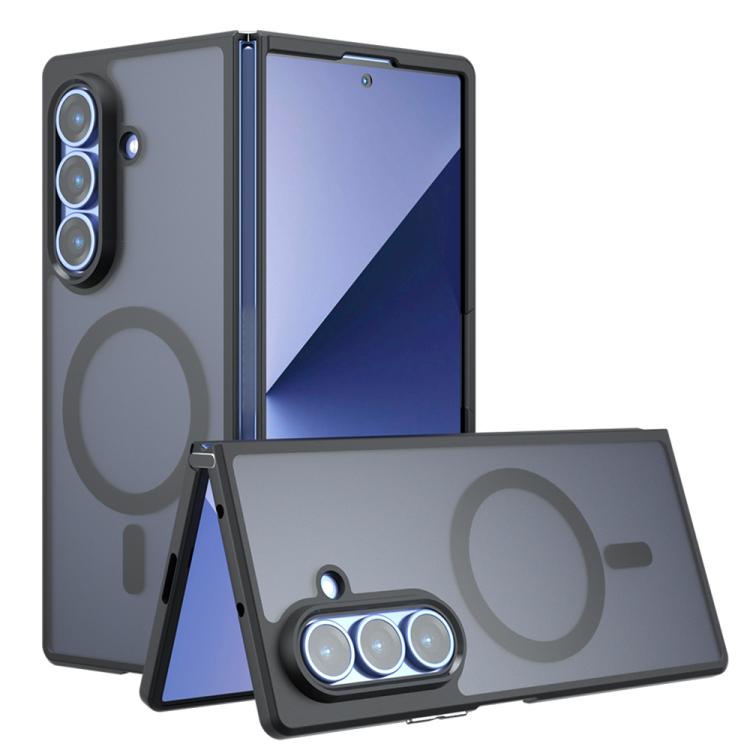 For Galaxy Z Fold8 Ultra 5G Armor MagSafe PC Hybrid TPU Phone Case(Frosted Black)