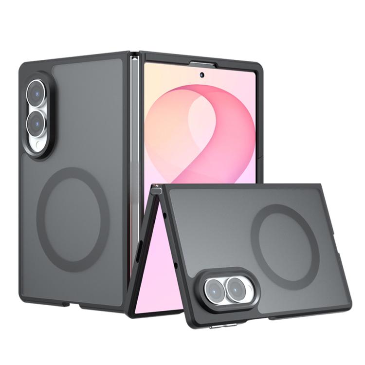 For Galaxy Z Fold8 5G Armor MagSafe PC Hybrid TPU Phone Case(Frosted Black)
