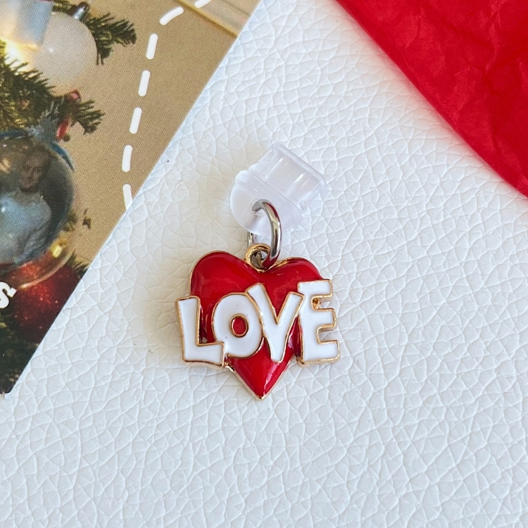 

For Type-C Christmas Series Dust Plug(Love)