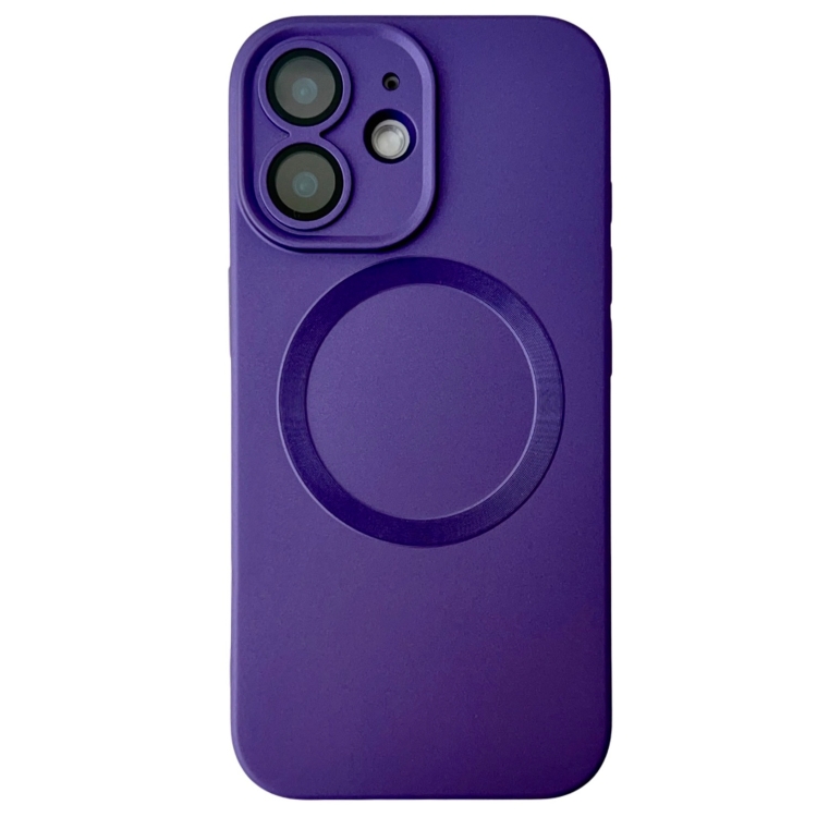 

For iPhone 11 Metallic Paint CD Texture MagSafe TPU Phone Case(Dark Purple)
