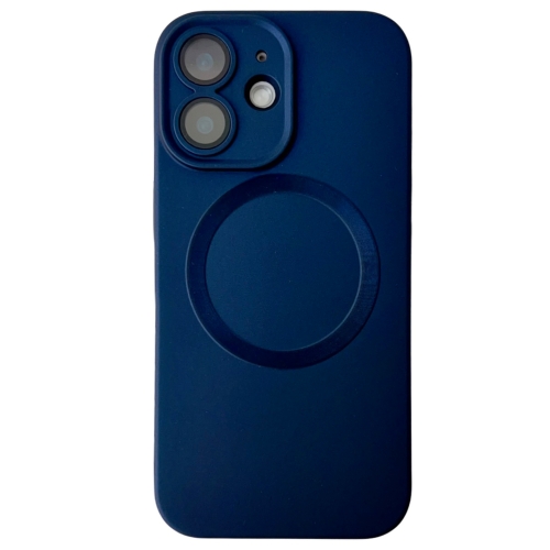 

For iPhone 11 Metallic Paint CD Texture MagSafe TPU Phone Case(Dark Blue)