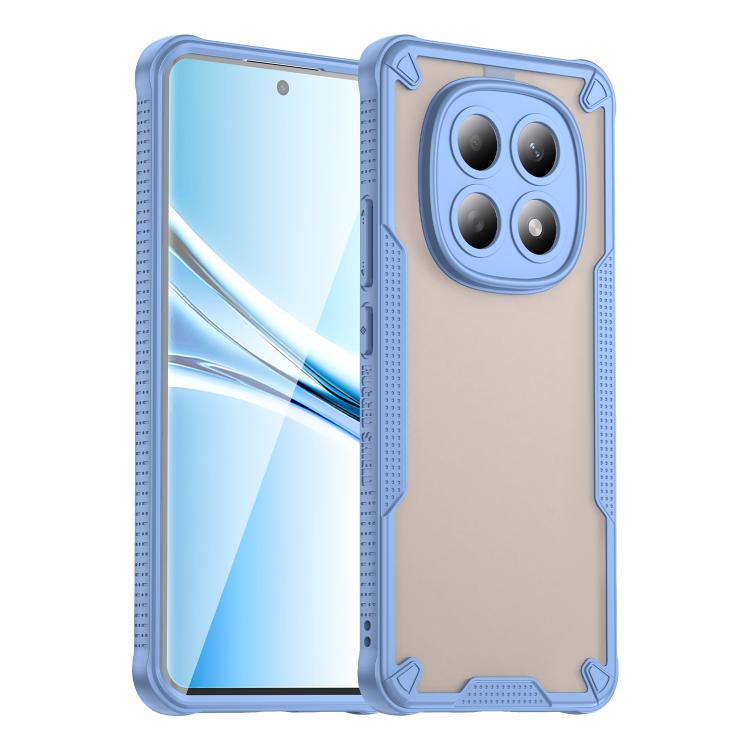 

For Redmi Note 15 5G Global 164mm Armor Glaze PC Hybrid TPU Phone Case(Blue)