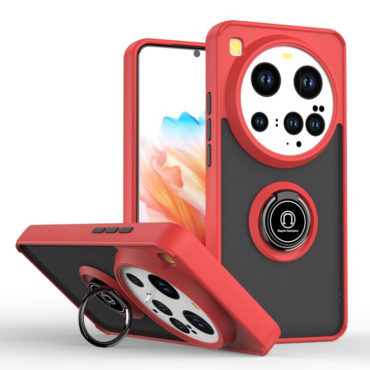 

For Xiaomi 15 Ultra Q Shadow 1 Series TPU + PC Phone Case with Ring(Red)