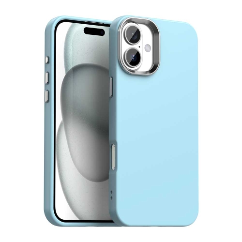 

For iPhone 16 Plus Colorful Series Shockproof Phone Case(Blue)