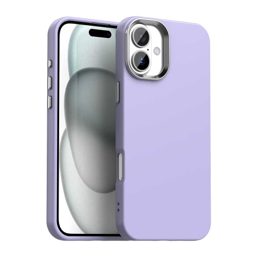 

For iPhone 16 Plus Colorful Series Shockproof Phone Case(Purple)
