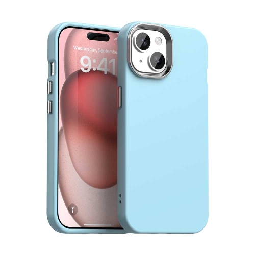 

For iPhone 15 Plus Colorful Series Shockproof Phone Case(Blue)