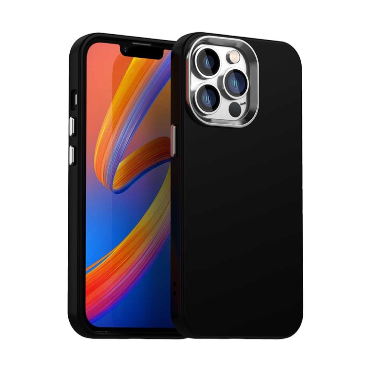 

For iPhone 13 Pro Max Colorful Series Shockproof Phone Case(Black)