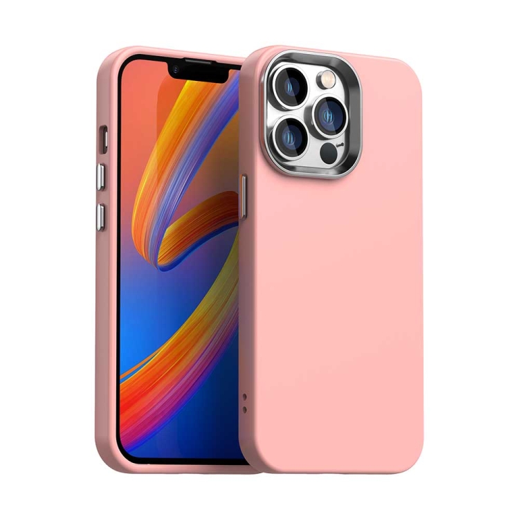 

For iPhone 12 Pro Max Colorful Series Shockproof Phone Case(Pink)