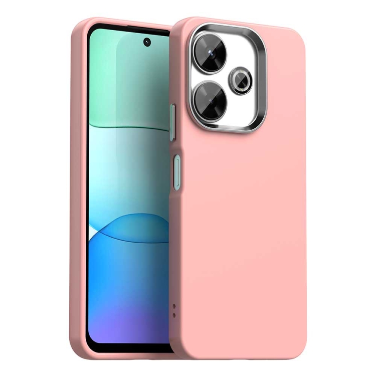 

For Xiaomi Poco M6 4G Colorful Series Shockproof Phone Case(Pink)