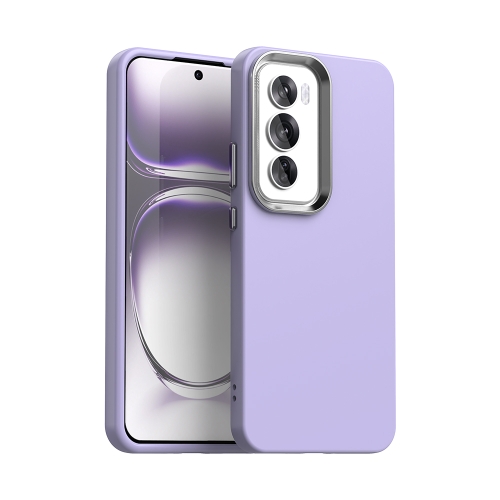 

For OPPO Reno12 Pro 5G Global Colorful Series Shockproof Phone Case(Purple)