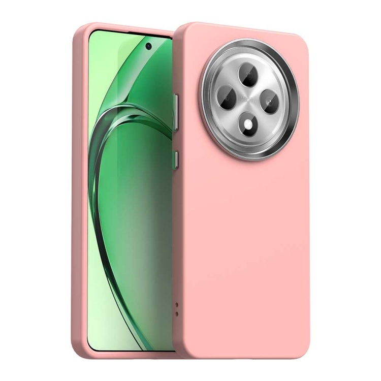 

For OPPO Reno12 F 4G Colorful Series Shockproof Phone Case(Pink)
