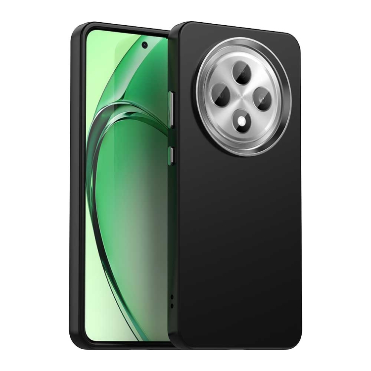 

For OPPO Reno12 F 4G Colorful Series Shockproof Phone Case(Black)