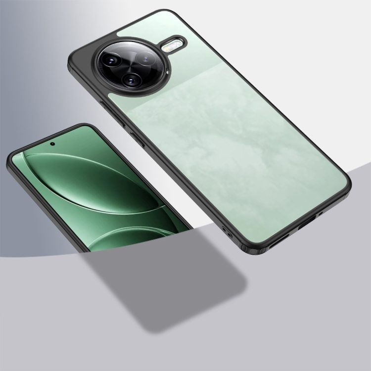 

For Redmi K80 Pro Armor Clear TPU Hard PC Phone Case(Matte Black)